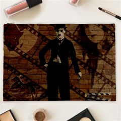 Charlie Chaplin  Cosmetic Bag (xxl)  by Valentinaart