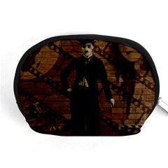 Charlie Chaplin  Accessory Pouches (medium)  by Valentinaart