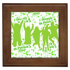 Saint Patrick Motif Framed Tiles by dflcprints