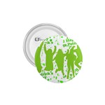 Saint Patrick Motif 1.75  Buttons Front