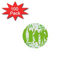 Saint Patrick Motif 1  Mini Buttons (100 Pack)  by dflcprints