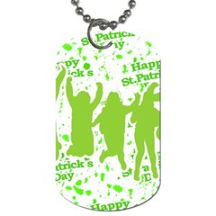 Saint Patrick Motif Dog Tag (one Side) by dflcprints