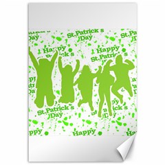 Saint Patrick Motif Canvas 12  X 18  