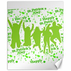 Saint Patrick Motif Canvas 16  X 20  