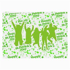 Saint Patrick Motif Large Glasses Cloth (2-side) by dflcprints