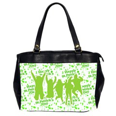 Saint Patrick Motif Office Handbags (2 Sides)  by dflcprints