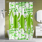 Saint Patrick Motif Shower Curtain 48  x 72  (Small)  Curtain(48  X 72 ) - 42.18 x64.8  Curtain(48  X 72 )