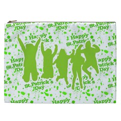 Saint Patrick Motif Cosmetic Bag (xxl)  by dflcprints