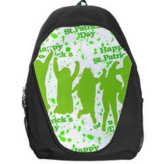 Saint Patrick Motif Backpack Bag by dflcprints