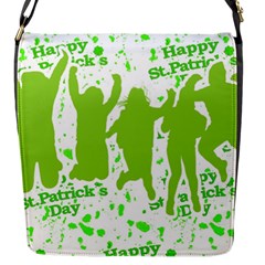 Saint Patrick Motif Flap Messenger Bag (s) by dflcprints