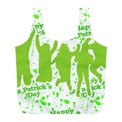 Saint Patrick Motif Full Print Recycle Bags (l)  by dflcprints