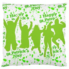 Saint Patrick Motif Standard Flano Cushion Case (two Sides) by dflcprints