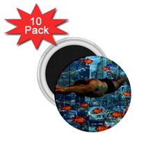 Urban Swimmers   1 75  Magnets (10 Pack) 