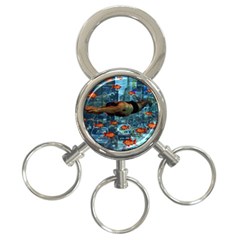 Urban Swimmers   3-ring Key Chains by Valentinaart