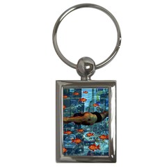 Urban Swimmers   Key Chains (rectangle)  by Valentinaart