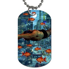 Urban Swimmers   Dog Tag (one Side)