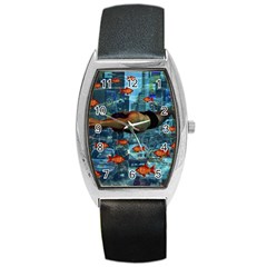 Urban Swimmers   Barrel Style Metal Watch