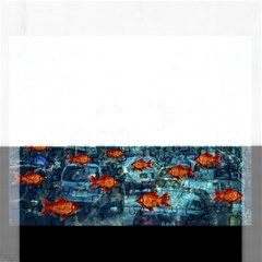 Urban Swimmers   Rectangular Jigsaw Puzzl by Valentinaart