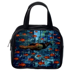 Urban Swimmers   Classic Handbags (one Side) by Valentinaart