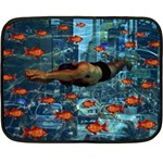 Urban swimmers   Fleece Blanket (Mini) 35 x27  Blanket