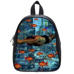 Urban Swimmers   School Bags (small)  by Valentinaart