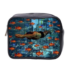 Urban Swimmers   Mini Toiletries Bag 2-side by Valentinaart