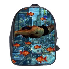 Urban Swimmers   School Bags (xl)  by Valentinaart