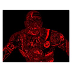 Warrior - Red Rectangular Jigsaw Puzzl