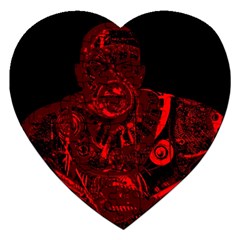 Warrior - Red Jigsaw Puzzle (heart)