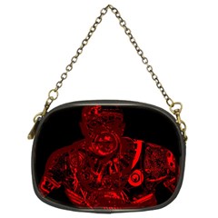 Warrior - red Chain Purses (Two Sides) 