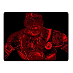 Warrior - red Fleece Blanket (Small)