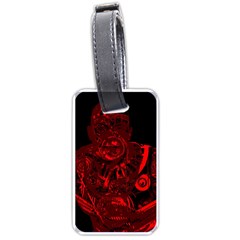 Warrior - red Luggage Tags (One Side) 