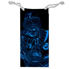 Warrior - Blue Jewelry Bag