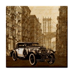 Vintage Old car Tile Coasters