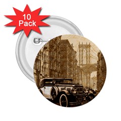 Vintage Old car 2.25  Buttons (10 pack) 