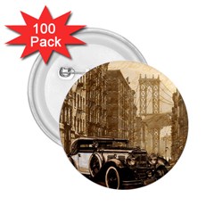 Vintage Old car 2.25  Buttons (100 pack) 