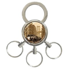 Vintage Old Car 3-ring Key Chains by Valentinaart