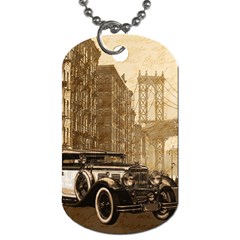 Vintage Old Car Dog Tag (one Side) by Valentinaart