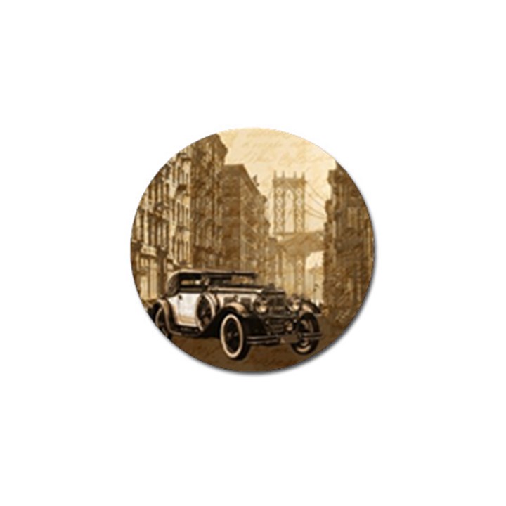 Vintage Old car Golf Ball Marker