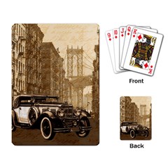 Vintage Old car Playing Card