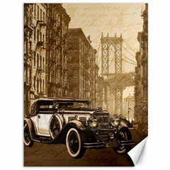 Vintage Old car Canvas 36  x 48  