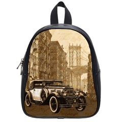 Vintage Old car School Bags (Small) 