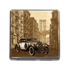 Vintage Old Car Memory Card Reader (square) by Valentinaart