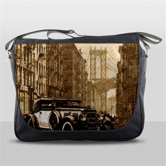 Vintage Old car Messenger Bags