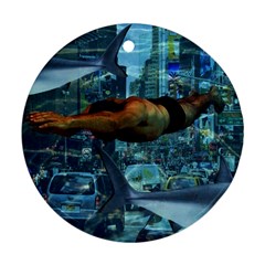 Urban swimmers   Ornament (Round)