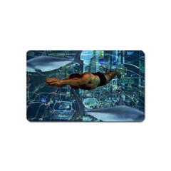 Urban swimmers   Magnet (Name Card)