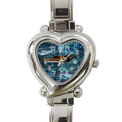 Urban swimmers   Heart Italian Charm Watch