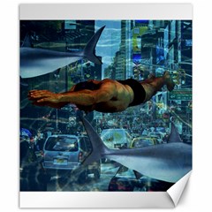 Urban swimmers   Canvas 20  x 24  