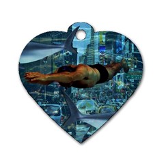 Urban swimmers   Dog Tag Heart (Two Sides)