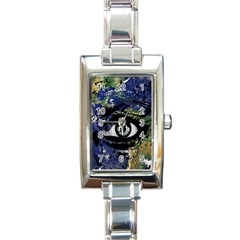 Mother Earth  Rectangle Italian Charm Watch